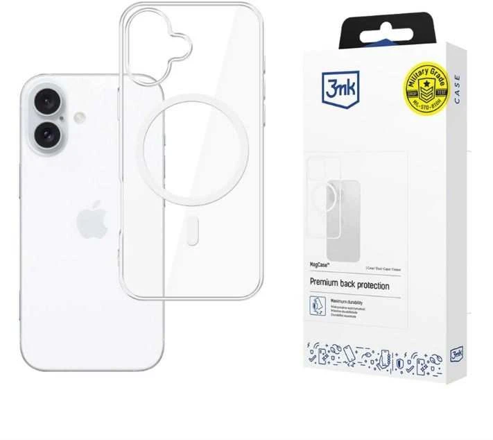 Dėklas 3Mk apsauga 3mk „Armor MagCase“, skirtas „iPhone 17“ – skaidrus