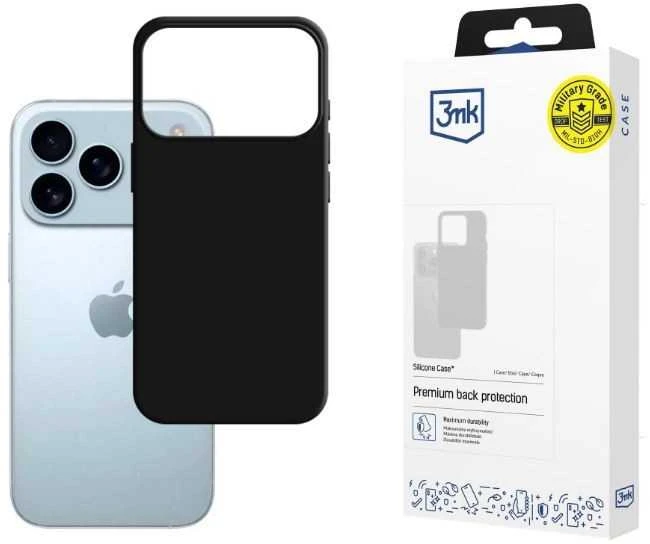 Dėklas 3mk Matt Case Apple iPhone 17 Pro juodas