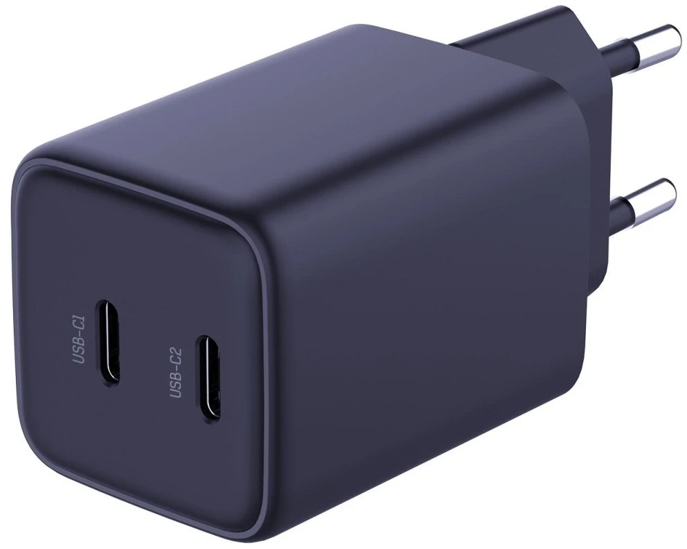 Laidinis įkroviklis 3MK Hyper Charger PD 45W GaN QC4+ PPS 2C Super-Fast Charge 2.0 juodos spalvos