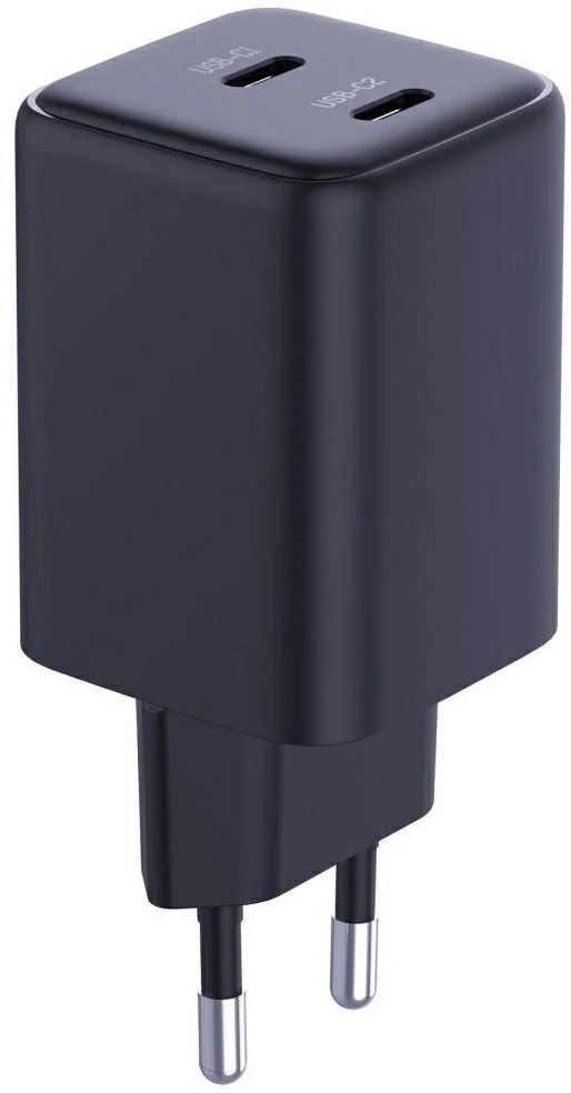 Laidinis įkroviklis 3MK Hyper Charger PD 45W GaN QC4+ PPS 2C Super-Fast Charge 2.0 juodos spalvos