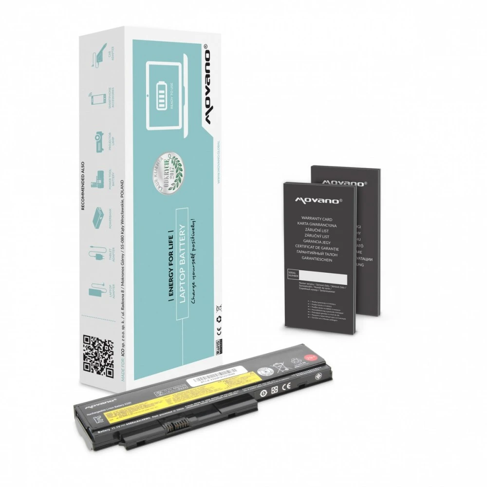 Movano 42t4865 baterija, skirta „Lenovo x220 x220i x220s x220t“ – 4400 mAh (48 Wh)