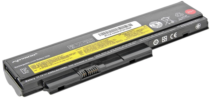 Movano 42t4865 baterija, skirta „Lenovo x220 x220i x220s x220t“ – 4400 mAh (48 Wh)