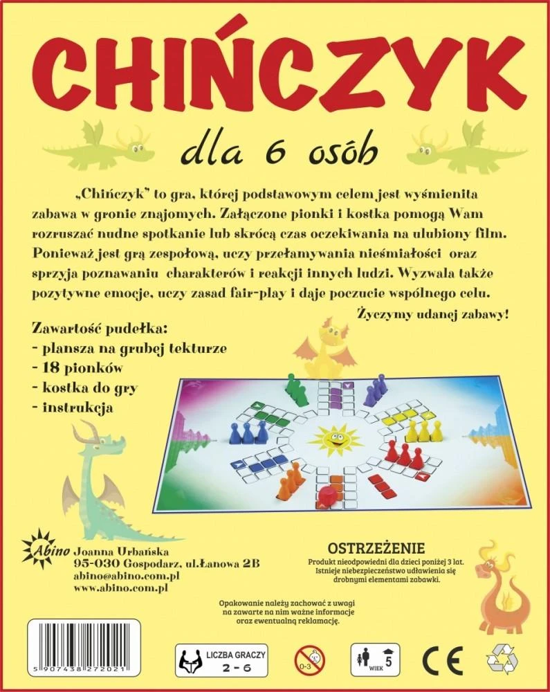 ABINO Kinų žaidimas 6 žmonėms