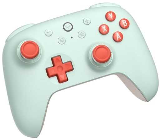 Belaidis žaidimų pultas 8BitDo Ultimate 2C Wireless | spalva: mėtų/raudona