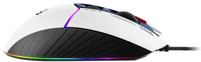 Pelė Myszka žaidimams A4Tech Bloody W95Max Sports Navy su laidu 12000 dpi optinė balta