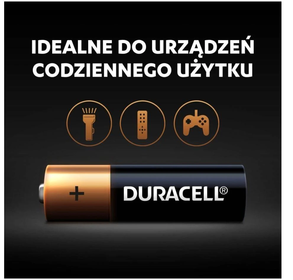 baterijos šarminės, aa, 1,5 v, "duracell", lizdinė plokštelė, 8 pakuotės, 42303, basic