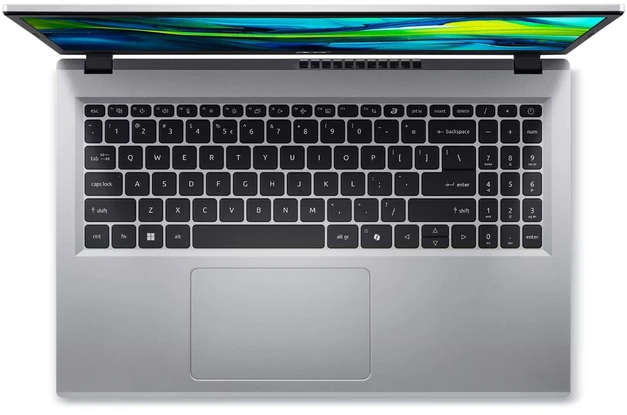 Acer Aspire Go 15 AG15-32P-39R2 Intel Core 3 N355 Nešiojamas kompiuteris 39.6 cm (15.6") Full HD 8 GB DDR5-SDRAM 128 GB SSD Wi-Fi 6 (802.11ax) Windows 11 Home Sidabrinis New Repack/Repacked (Pažeista pakuotė)