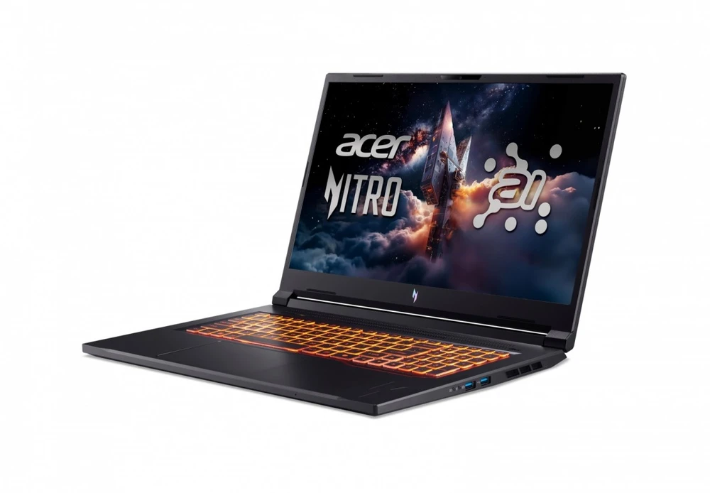 Nešiojamas kompiuteris Acer Nitro V 17 AI – Ryzen AI 9 365 | 17" | 32GB | 1TB | NoOS | RTX 5070