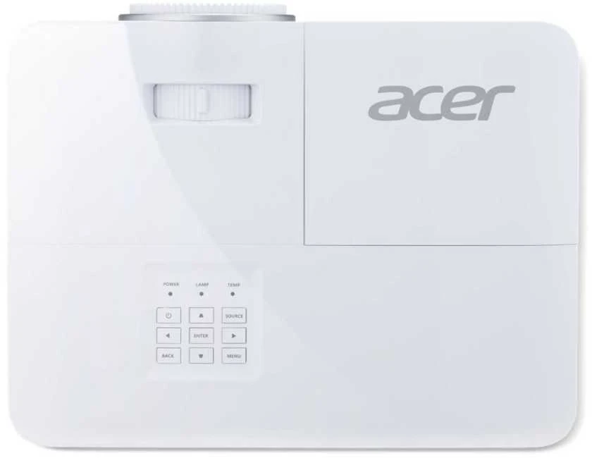 „Acer Home X1528Ki“ standartinio projekcijos projektorius, 5200 ANSI liumenų, DLP 1080P (1920 x 1080), 3D suderinamumas, baltas