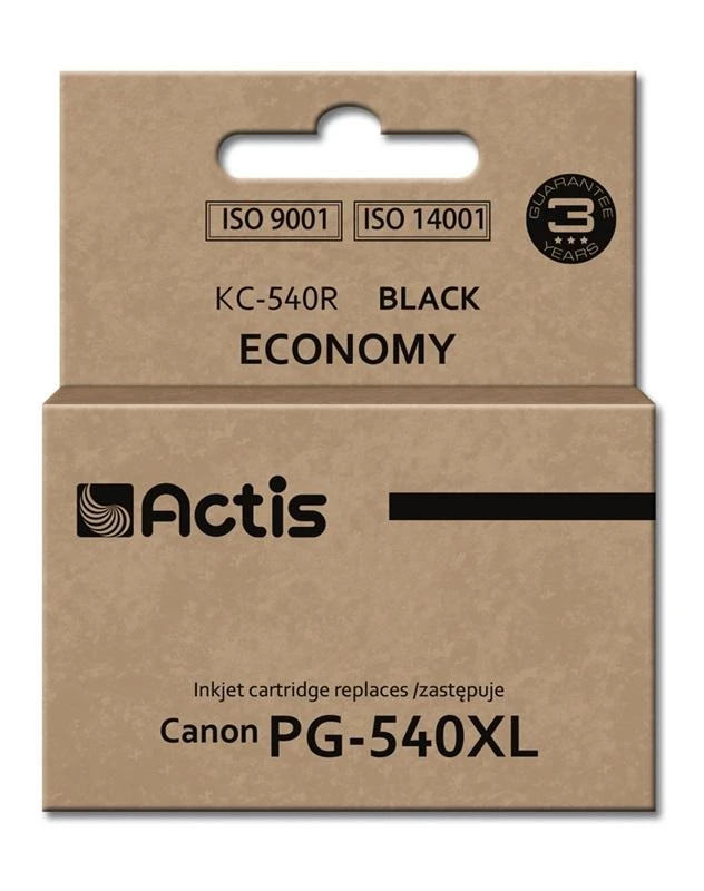 Actis KC-540R ink for Canon spausdintuvas; Canon PG-540XL replacement; Standard; 22 ml; juodas
