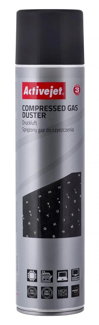Oro Valymo Purškiklis - Activejet AOC-201 Suslėgtas Oro 600 ml