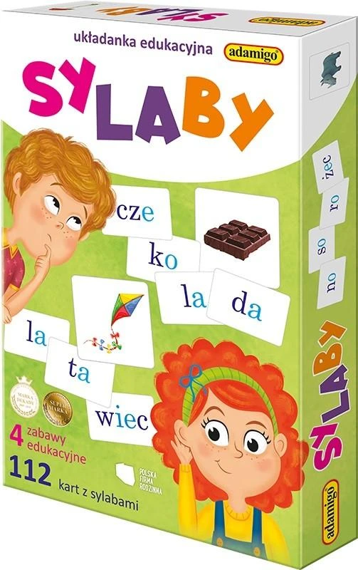 Edukacinis žaidimas Skiemenys Adamigo, 07516
