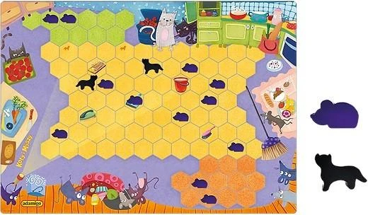 Dėlionė Adamigo Cats and Mice – stalo žaidimas 07721