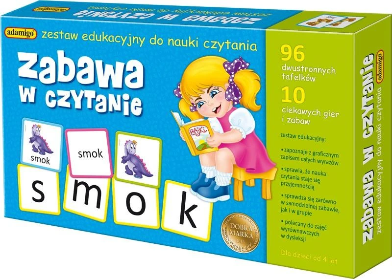 Adamigo edukacinis rinkinys Linksmas skaitymas – 6069