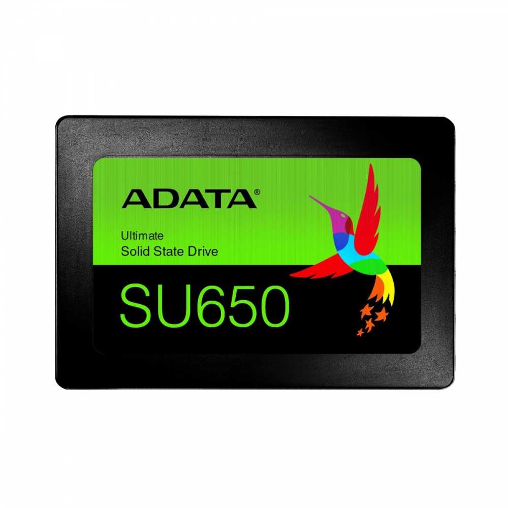 ADATA Disk ssd ultimate su650 480gb 2.5 s3 3d tlc mažmeninė prekyba