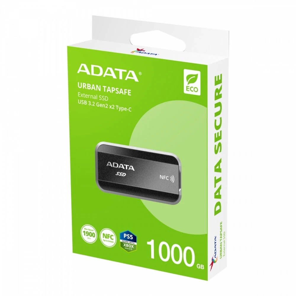 ADATA URBAN TAPSAFE Išorinis kietasis diskas SSD 1000 GB