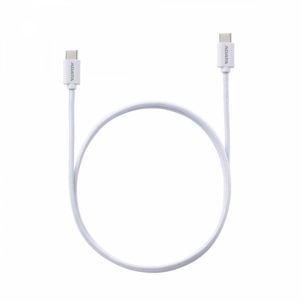 ADATA Kabelis usb-c do usb-c 2.0/100w 100cm balta