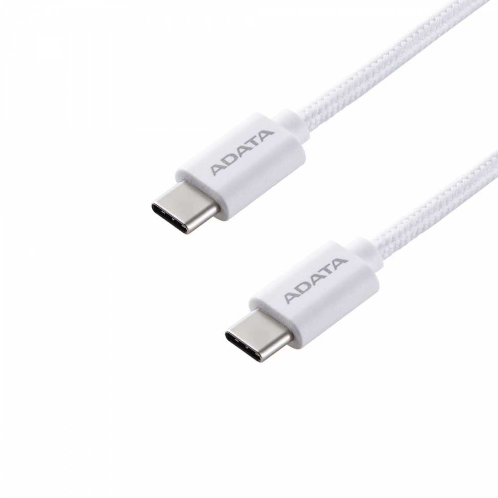 ADATA Kabelis usb-c do usb-c 2.0/100w 200cm balta