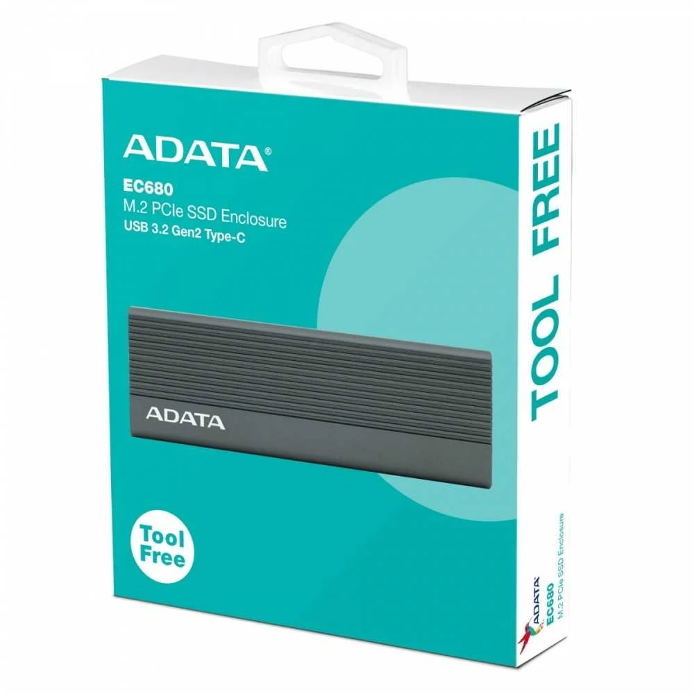 ADATA Išorinis SSD korpusas M.2 EC680 USB3.2C 10Gbps