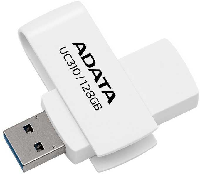 ADATA Pendrive uc310 128gb usb3.2 balta