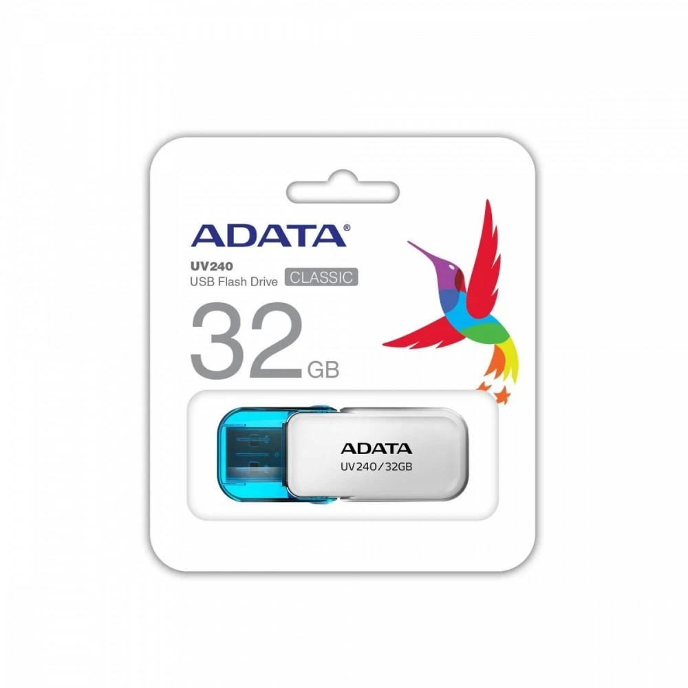 ADATA | UV240 | 32 GB | USB A tipo | Balta
