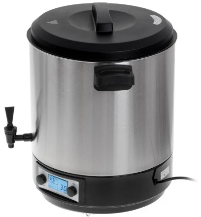 Adler | Electric pot/Cooker | AD 4496 | 2600 W | 28 L | Nerūdijantis plienas/Juodas