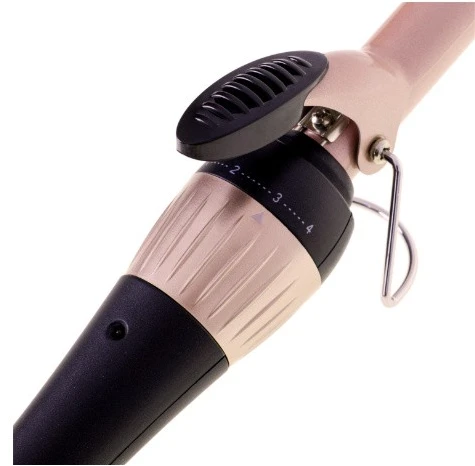 Adler | Curling Iron | AD 2117 | Ceramic heating system | Barrel diameter 25 mm | Temperature (max) 200 °C | 45 W | Juodas/Rožinė