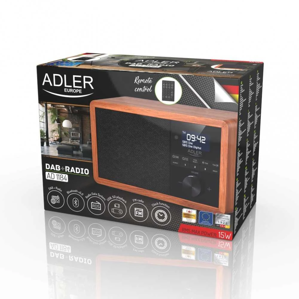 Radijo dab+ adler skelbimas 1184