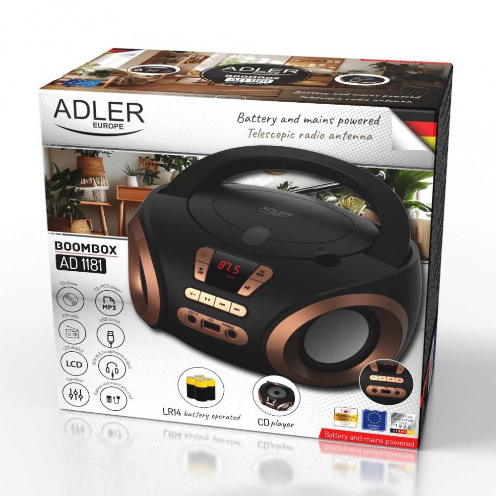 ADLER AD 1181bc - CD/MP3 grotuvas (magnetofonas)