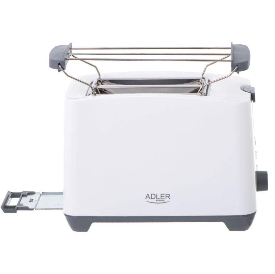 Adler | Skrudintuvas | AD 3216 | Galia 750 W | Lizdų skaičius 2 | Korpuso medžiaga Plastikas | Baltas