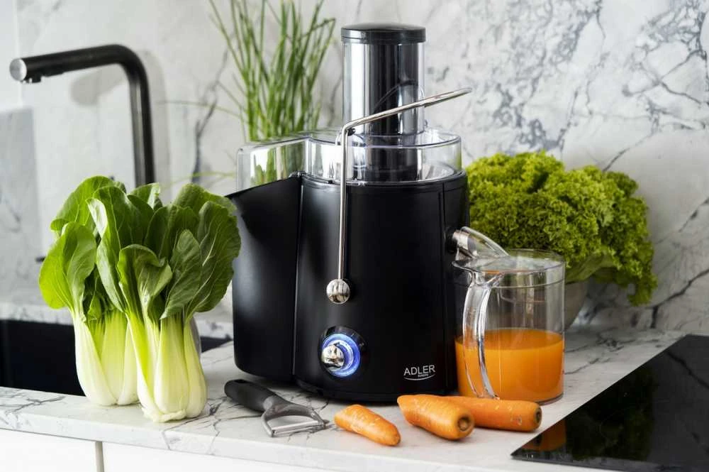 Sulčiaspaudė Adler | Juicer | AD 4127 | Type Juicer maker | Matt Juodas | 1000 W | Greičių skaičius 2