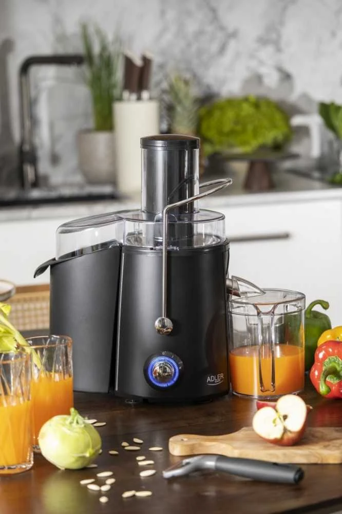 Sulčiaspaudė Adler | Juicer | AD 4127 | Type Juicer maker | Matt Juodas | 1000 W | Greičių skaičius 2