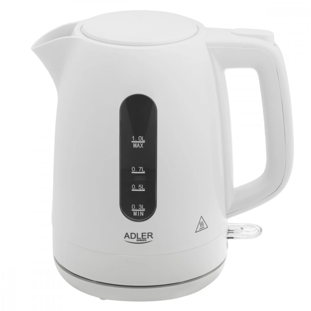 Adler Virdulys | AD 1380 W | Elektrinis | 2200 W | 1 l | Polipropilenas | 360° besisukantis pagrindas | Baltas