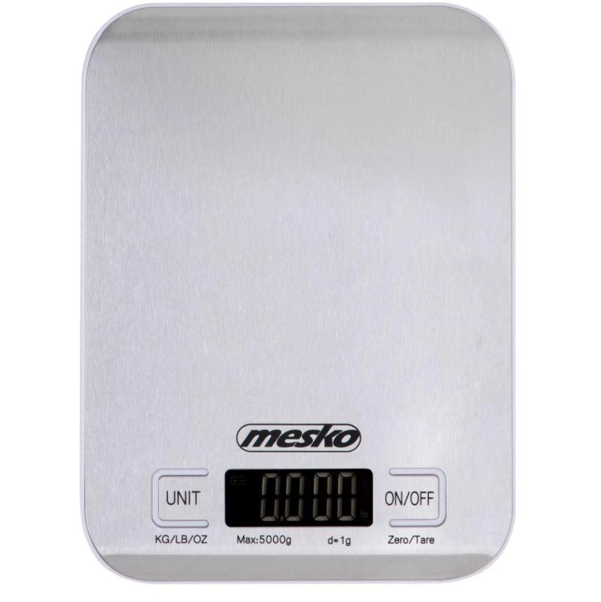 Mesko | Virtuvinės svarstyklės | MS 3169 baltas | Maximum weight (capacity) 5kg | Graduation 1 g | Ekranas type | Inox/Baltas