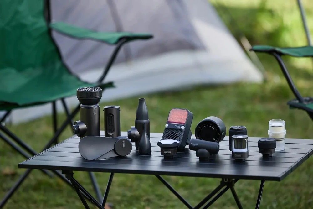 AECOOLY CamperPack – modulinis stovyklavimo rinkinys USB-C 25.9Wh IPX7