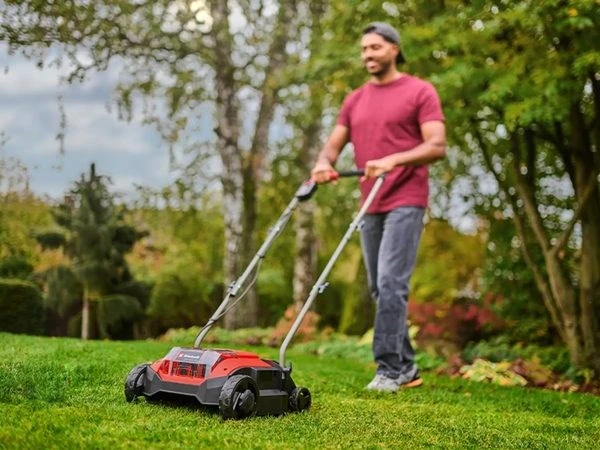 Cordless Scarifier EINHELL GC-SC 18/28 DS Li-Solo Juodas, Raudona