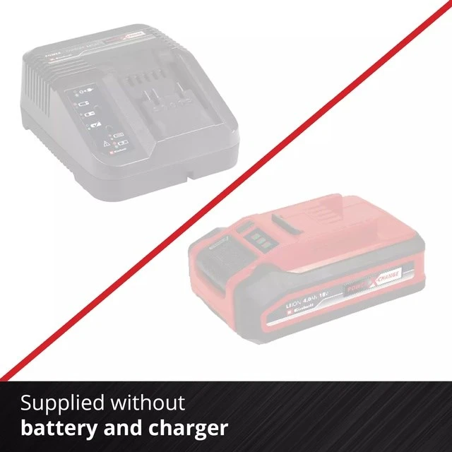 Cordless Scarifier EINHELL GP-SC 36/40 Li BL-Solo, Juodas, Raudona