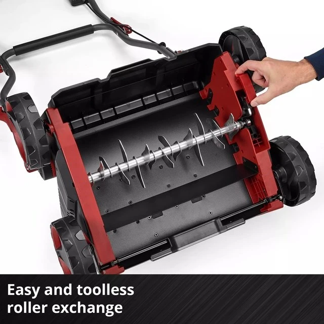 Cordless Scarifier EINHELL GP-SC 36/40 Li BL-Solo, Juodas, Raudona
