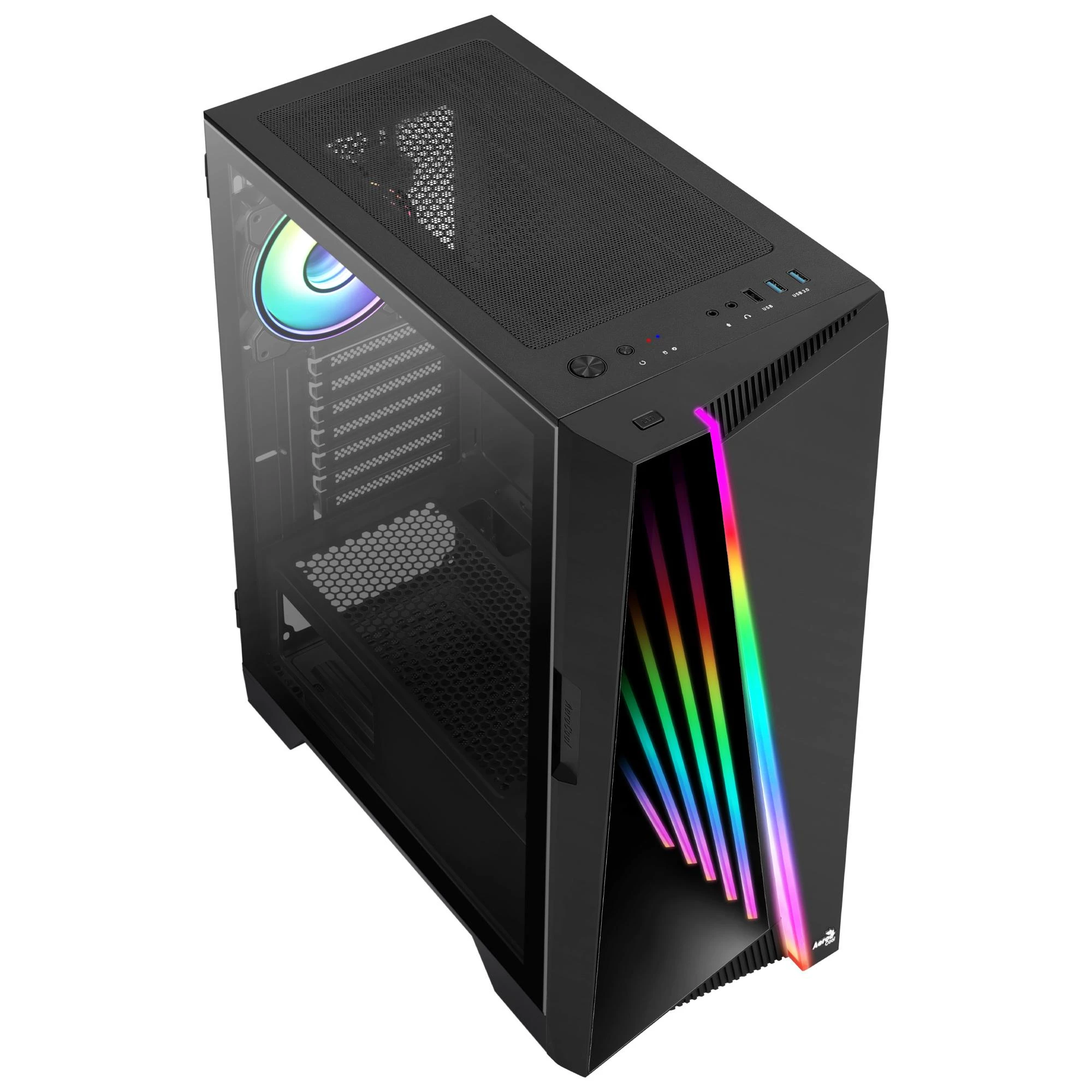AEROCOOL PGS MIRAGE-G-BK-V1 ARGB dėklas