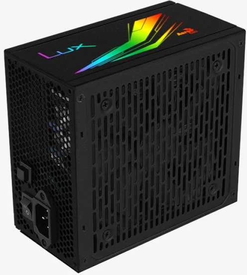 AEROCOOL AEROPGSLUXRGB-650 PSU ATX AeroCool LUX 650W RGB 80 PLUS bronzos