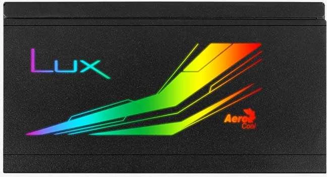 AEROCOOL AEROPGSLUXRGB-650 PSU ATX AeroCool LUX 650W RGB 80 PLUS bronzos