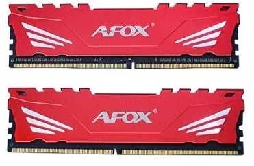 AFOX DDR4 operatyvioji atmintis su raudonais radiatoriais