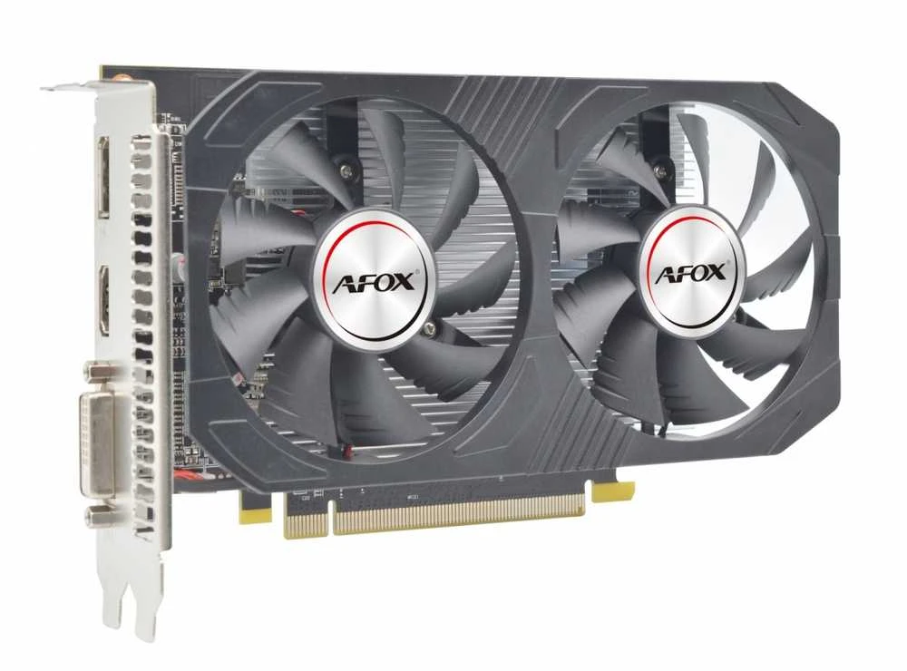Vaizdo plokštė Afox radeon rx 550 4gb gddr5 128 bitų dvi hdmi dp atx