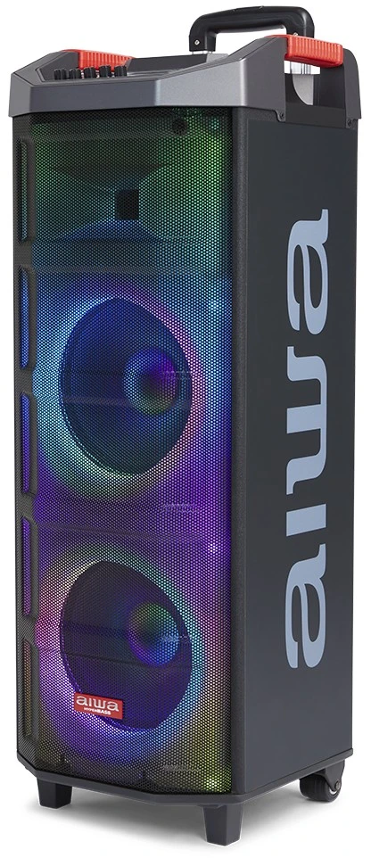 Aiwa Nešiojama garso sistema 700W (90W RMS) su karaoke, šviesos efektais
