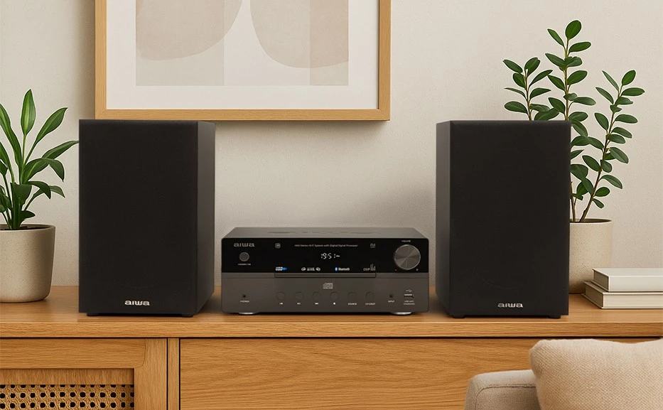 Aiwa mini muzikinis centras msbtu-550