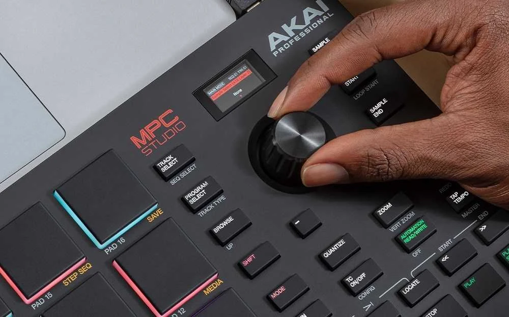 AKAI MPC Studio II kontroleris MIDI USB, Juodas