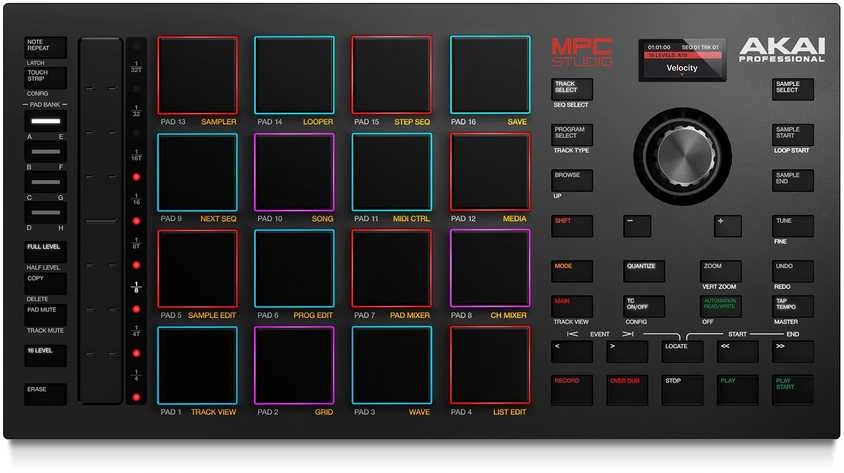 AKAI MPC Studio II kontroleris MIDI USB, Juodas
