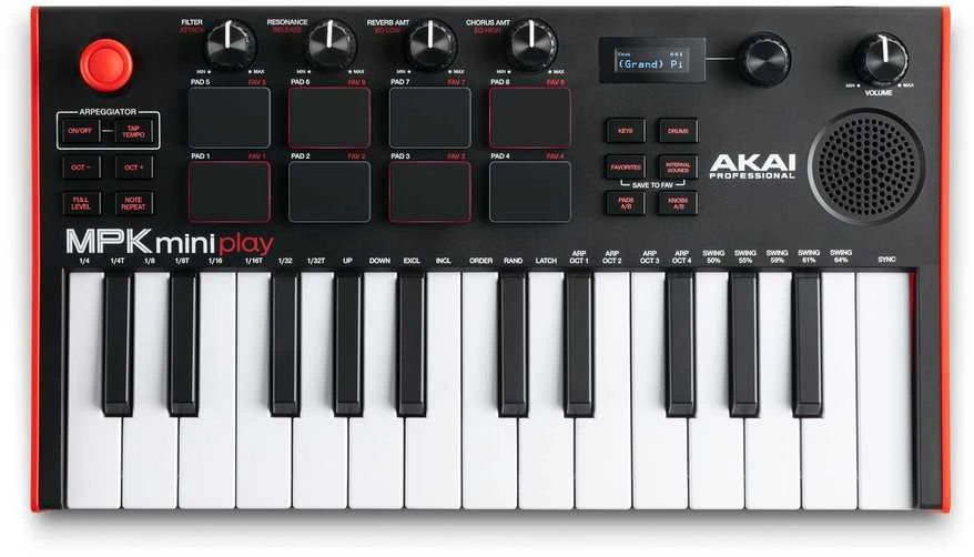 Akai mpk mini play 3 - mini klaviatūra sterująca