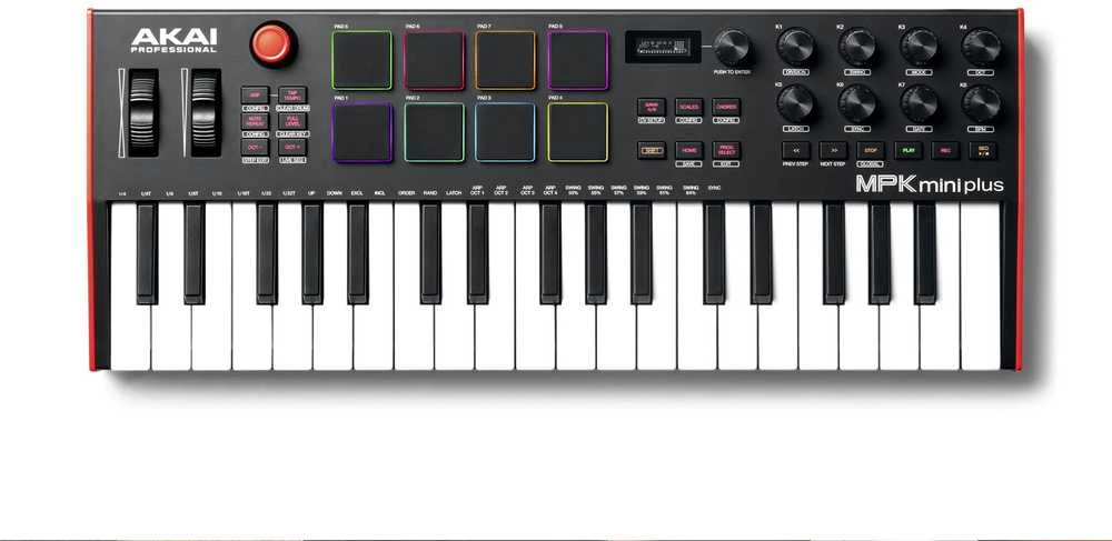 AKAI MPK MINI PLUS - Mini valdymo klaviatūra