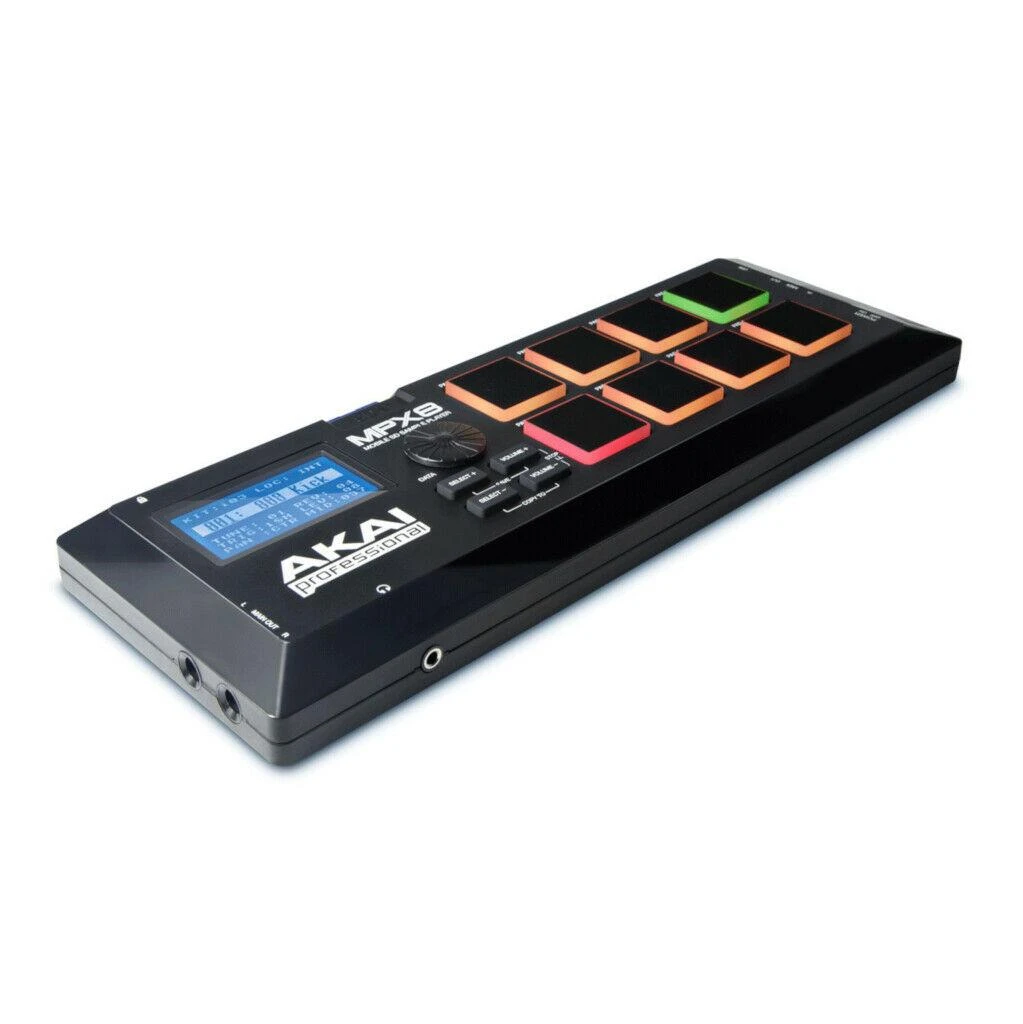 AKAI MPX8 Mobilusis SD grotuvas, Juodas